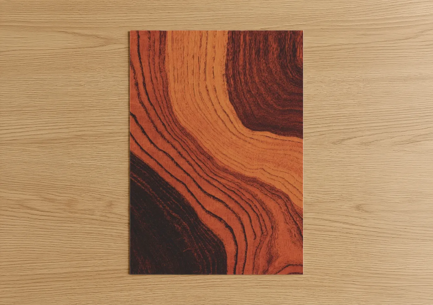 Acoustic Guitar Wood Grain Texture Wall Art