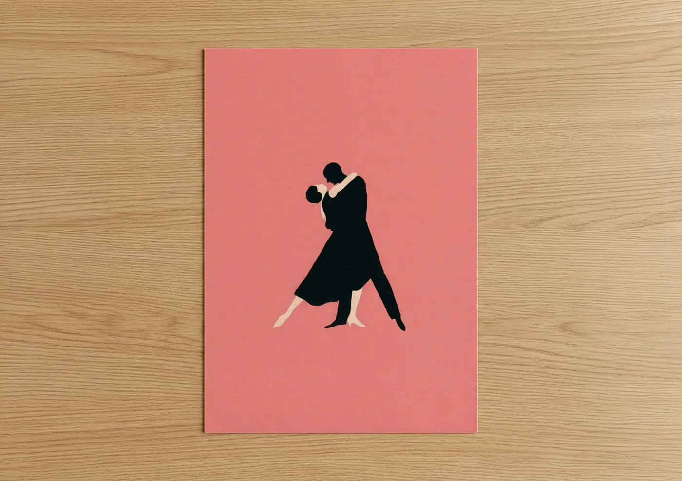 Elegant Ballroom Dance Couple Wall Art
