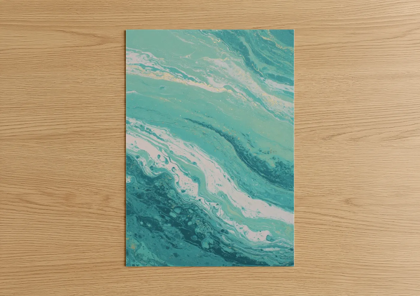 Serene Flow Yoga Abstract Meditation Wall Art