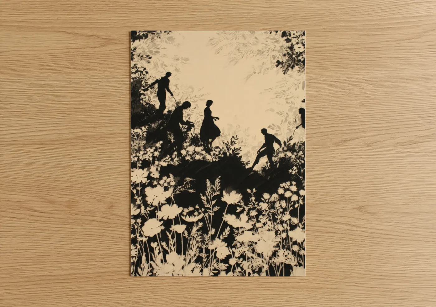 Juneteenth Freedom Silhouette Celebration Wall Art