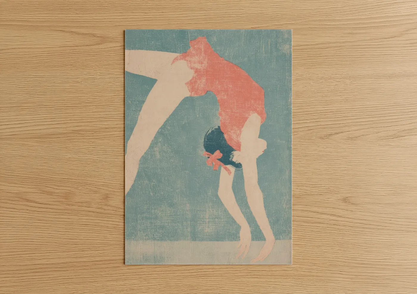 Backbend Elegance Gymnastics Wall Art