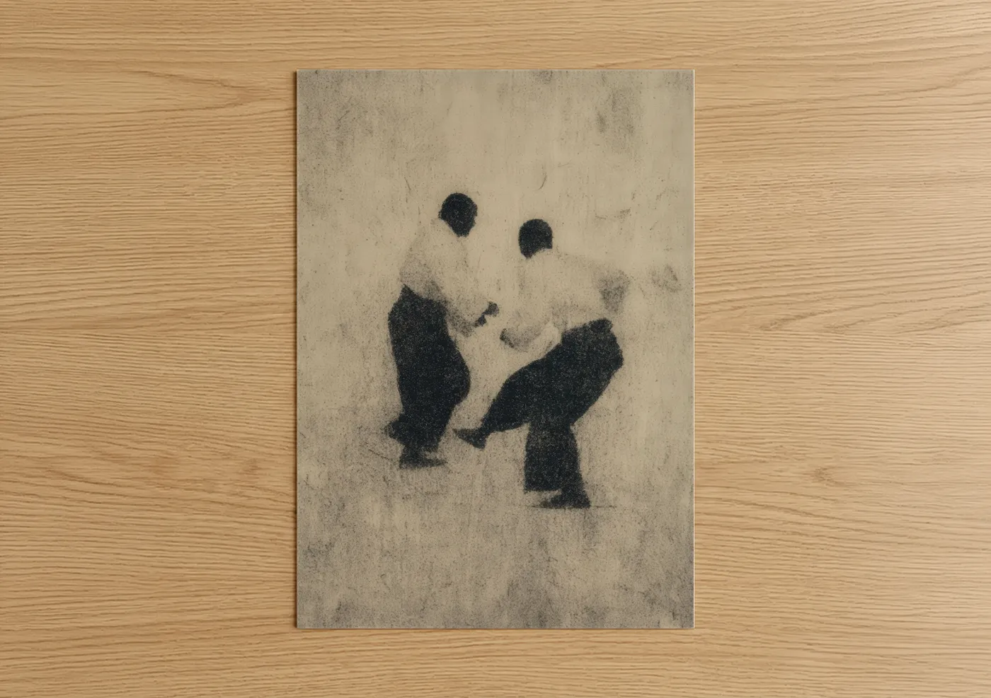 Dynamic Capoeira Martial Arts Dance Wall Art