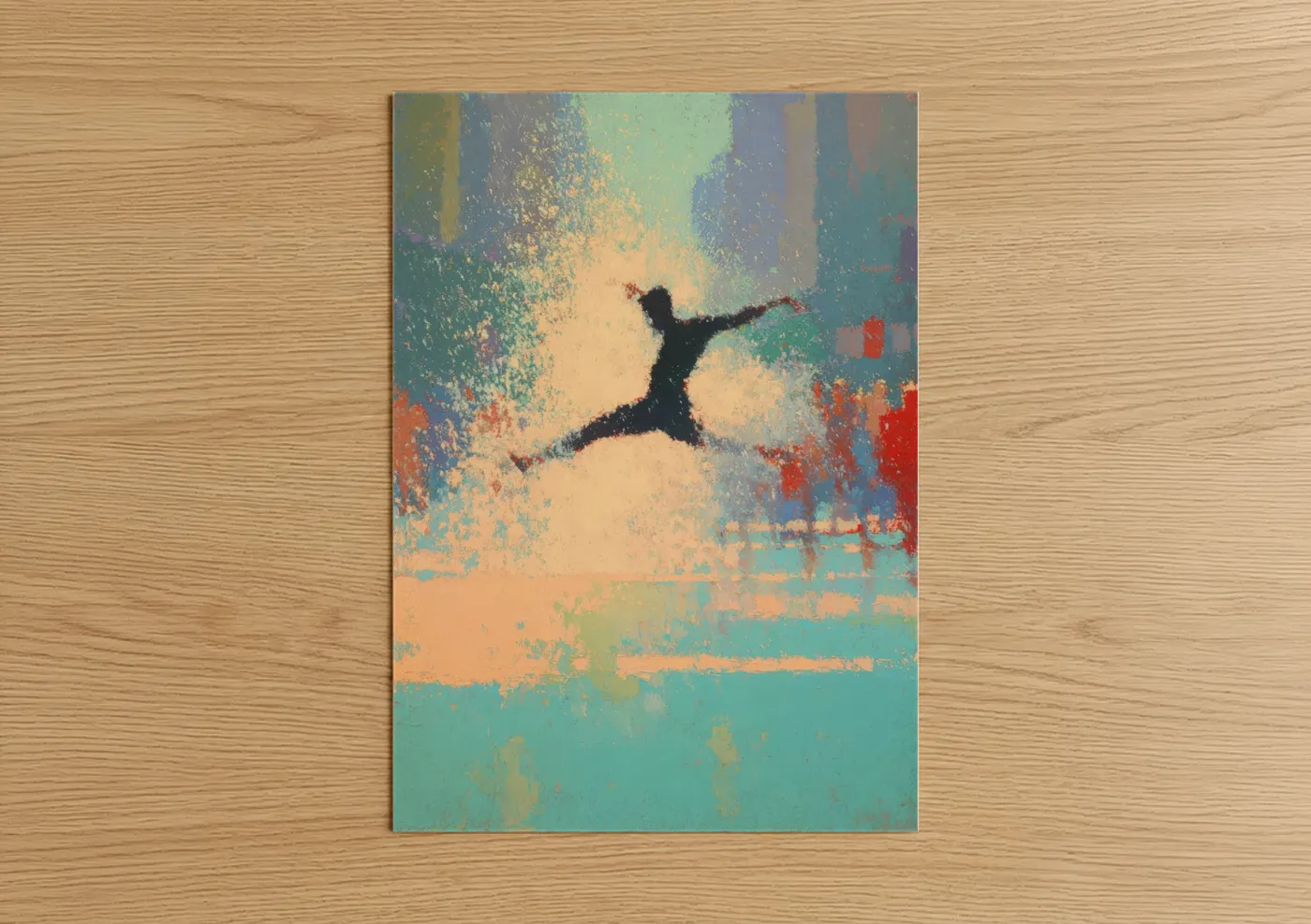 Dynamic Street Dancer Mid-Air Leap Wall Art