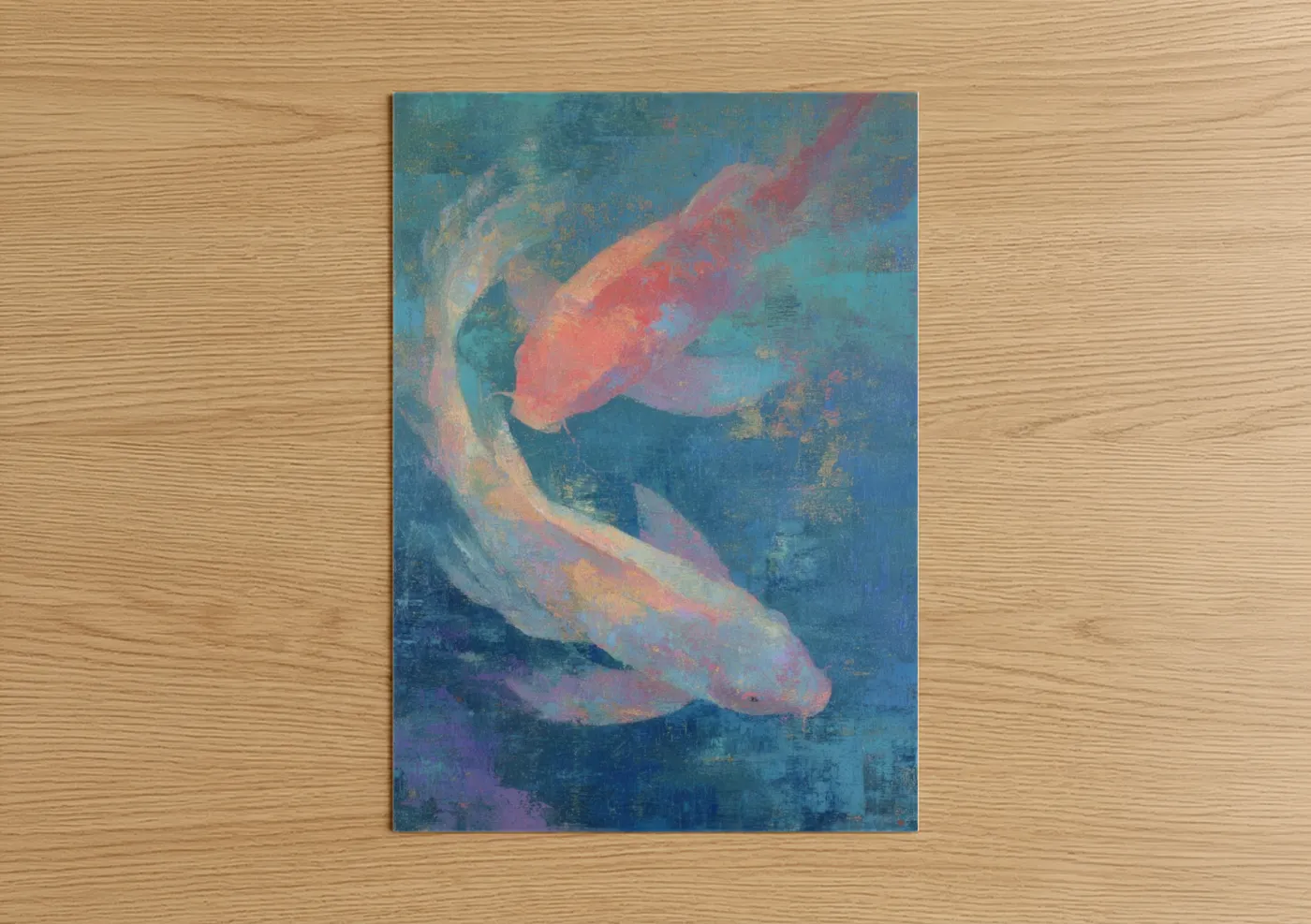 Dreaming Pisces Zodiac Watercolor Wall Art