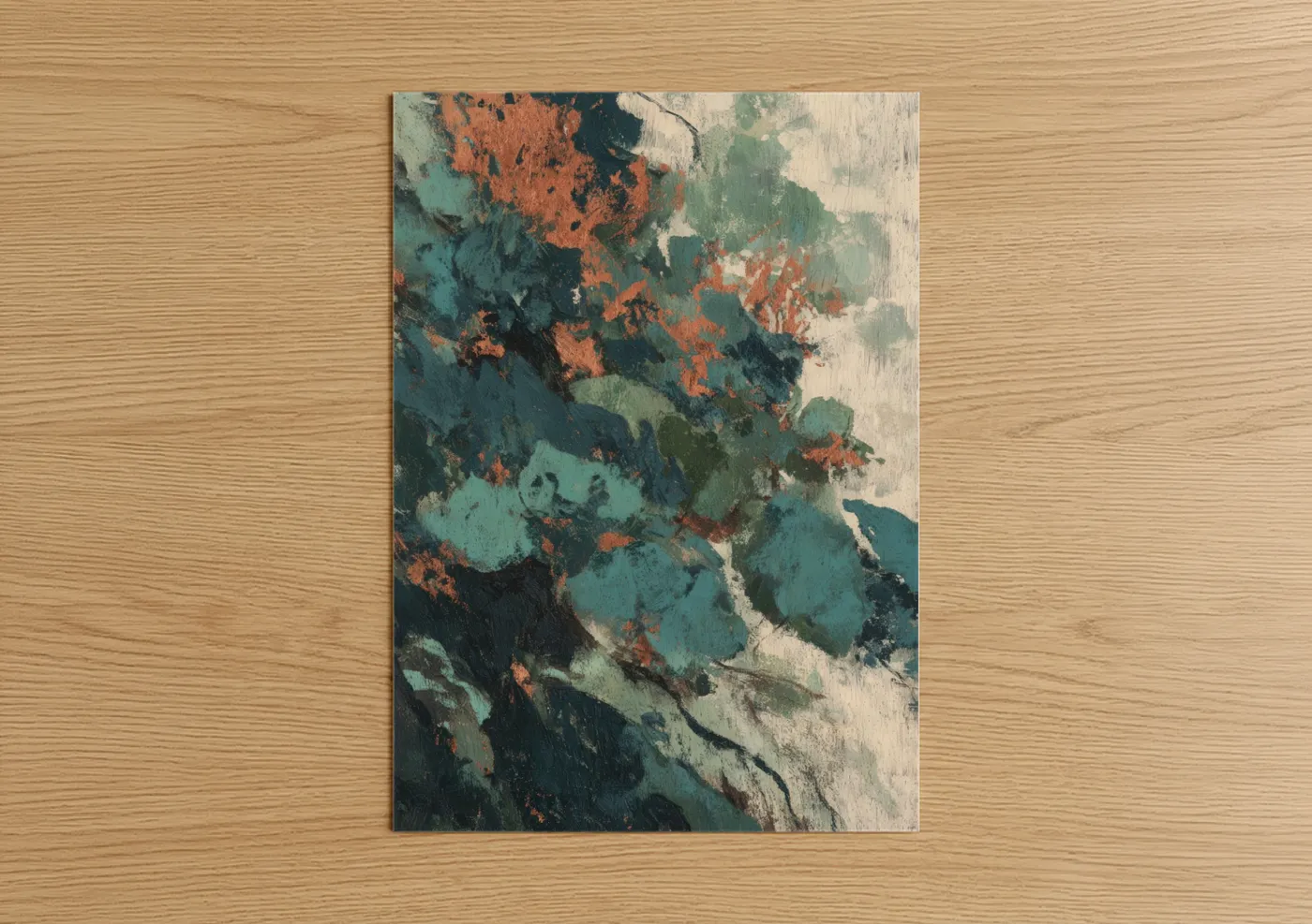 Rustic Cedar Tree Abstract Texture Wall Art