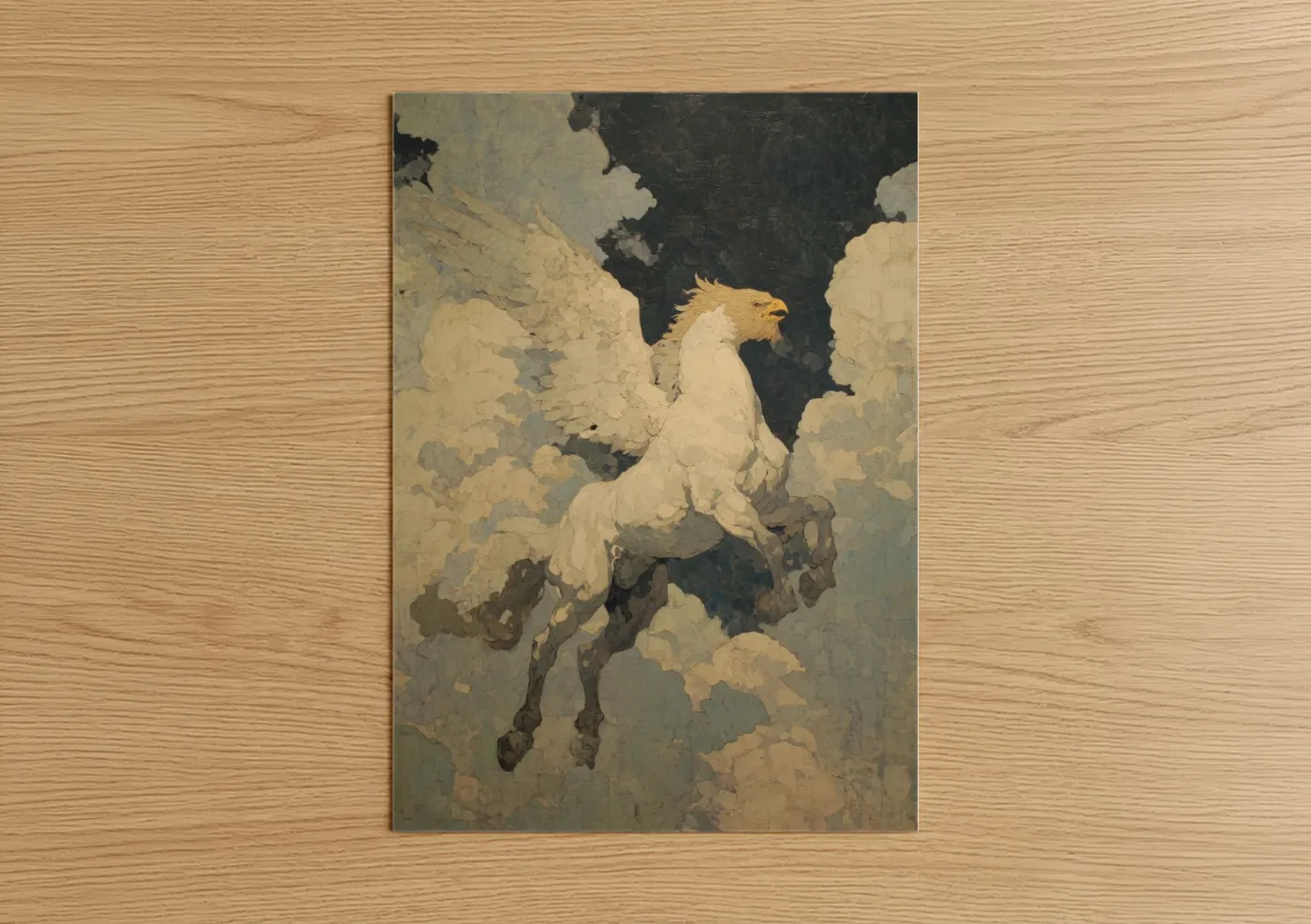 Celestial Chimera Mythical Creature Wall Art