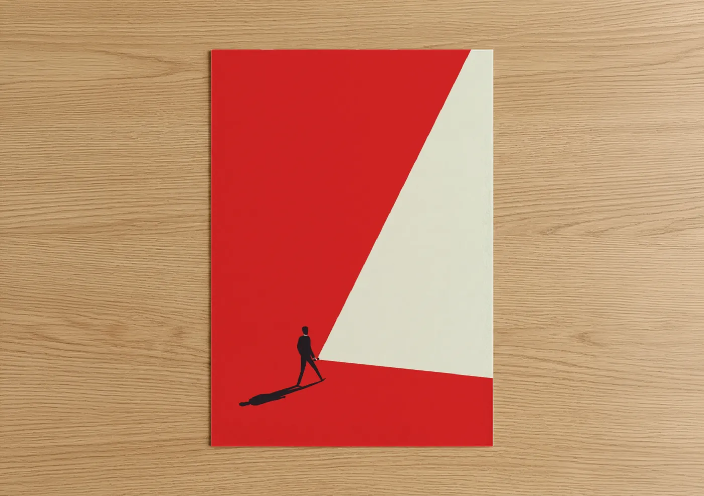 Minimalist Climber Abstract Wall Art