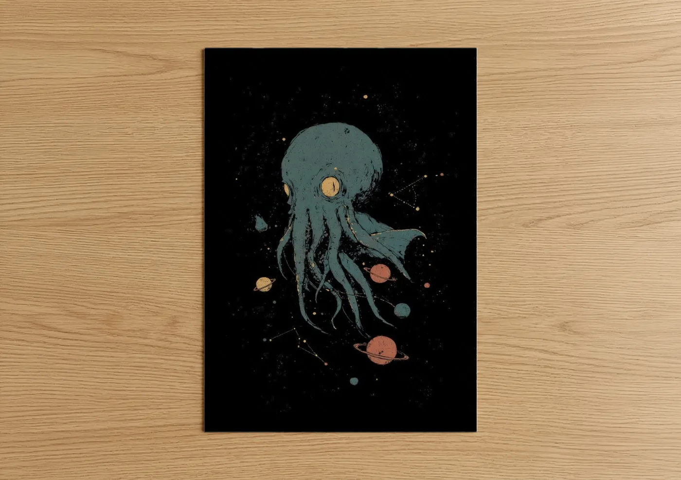 Cosmic Cthulhu Legendary Creature Wall Art