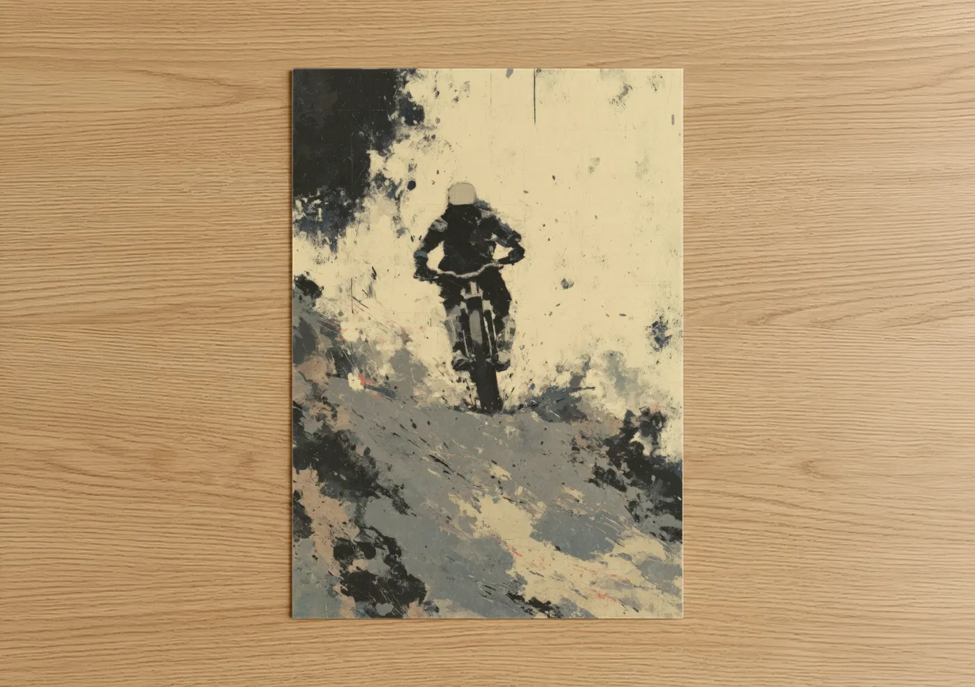 Motocross Rider Action Sports Wall Art