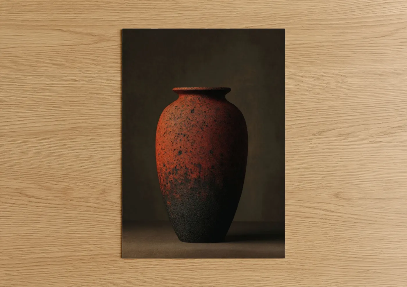 Rustic Terracotta Pottery Vessel Wall Art