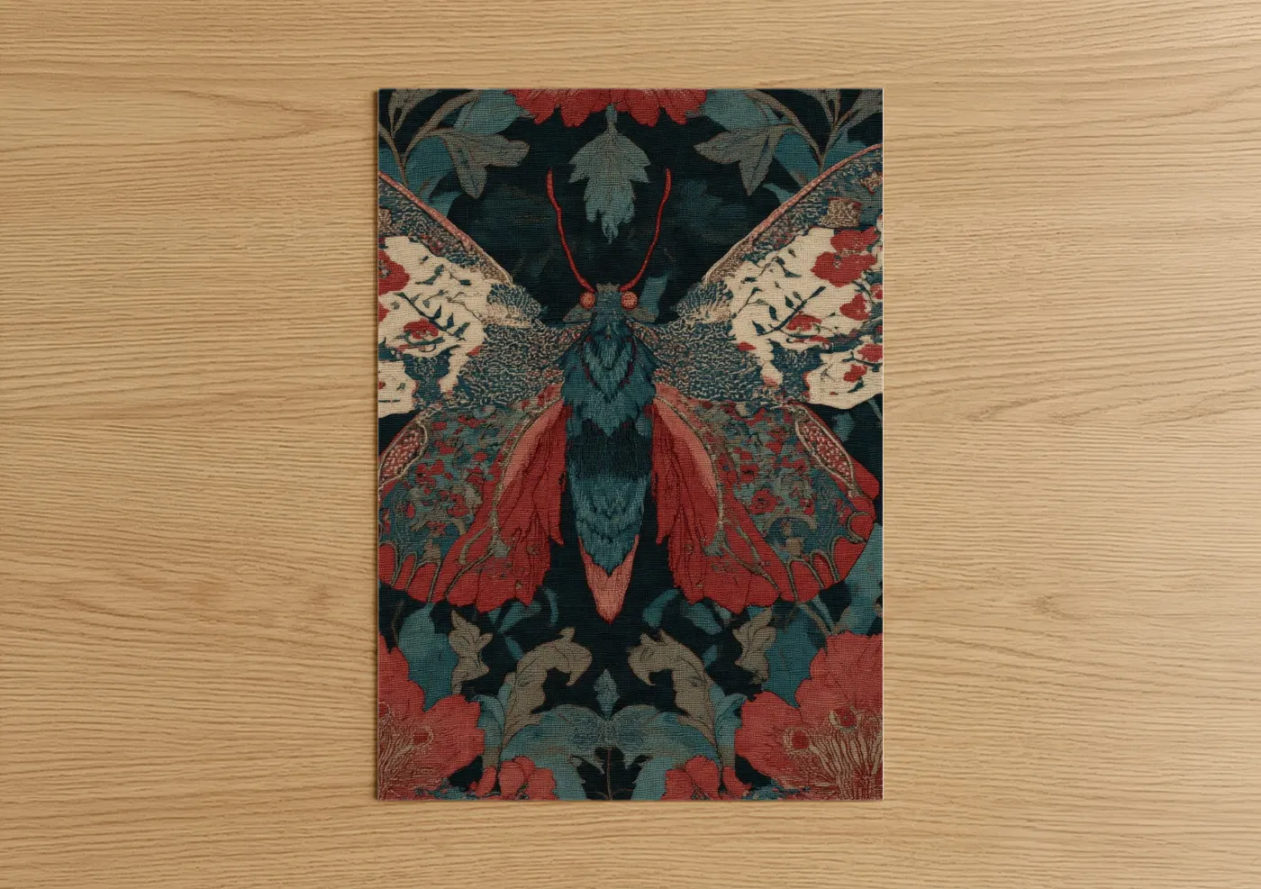 Ornate Butterfly Tapestry Art Print Wall Art