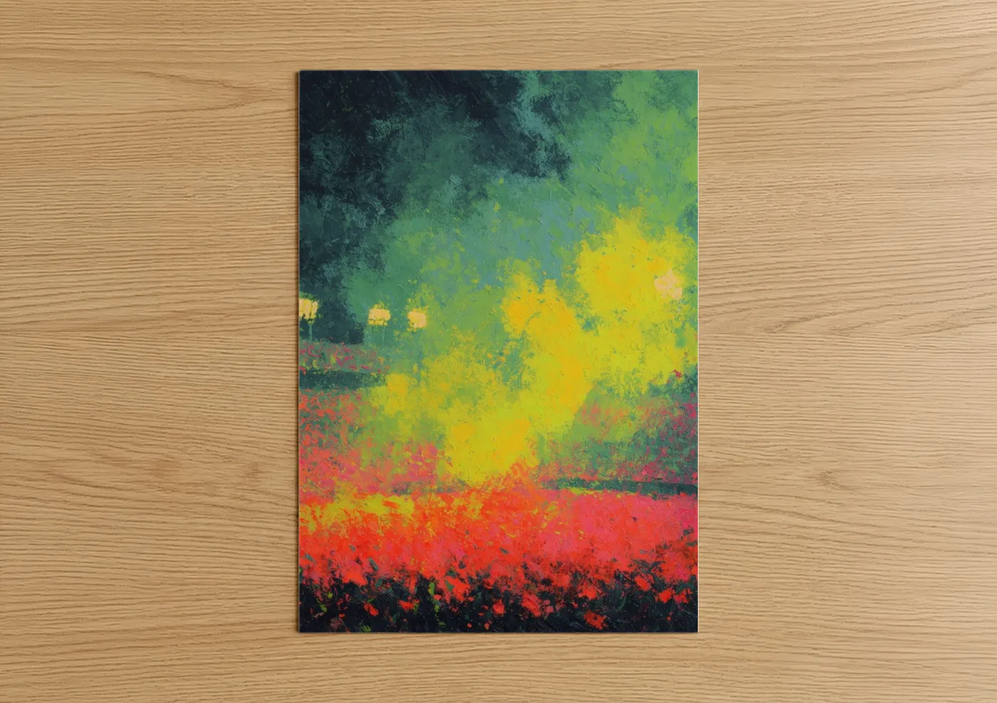 Abstract Soccer Passion Dynamic Wall Art