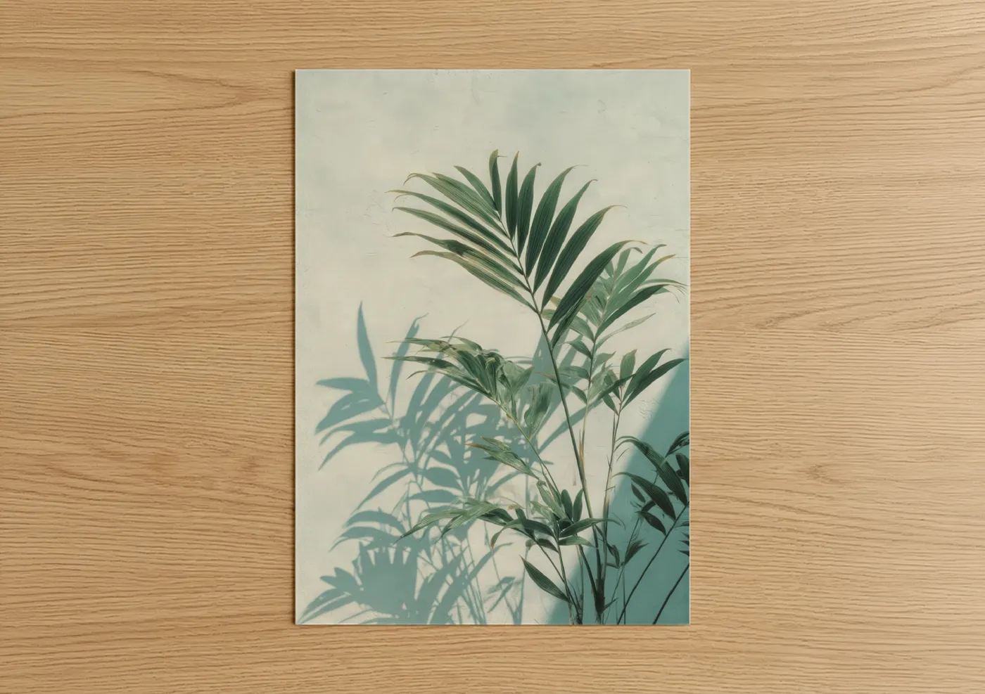 Tropical Palm Fronds Botanical Wall Art