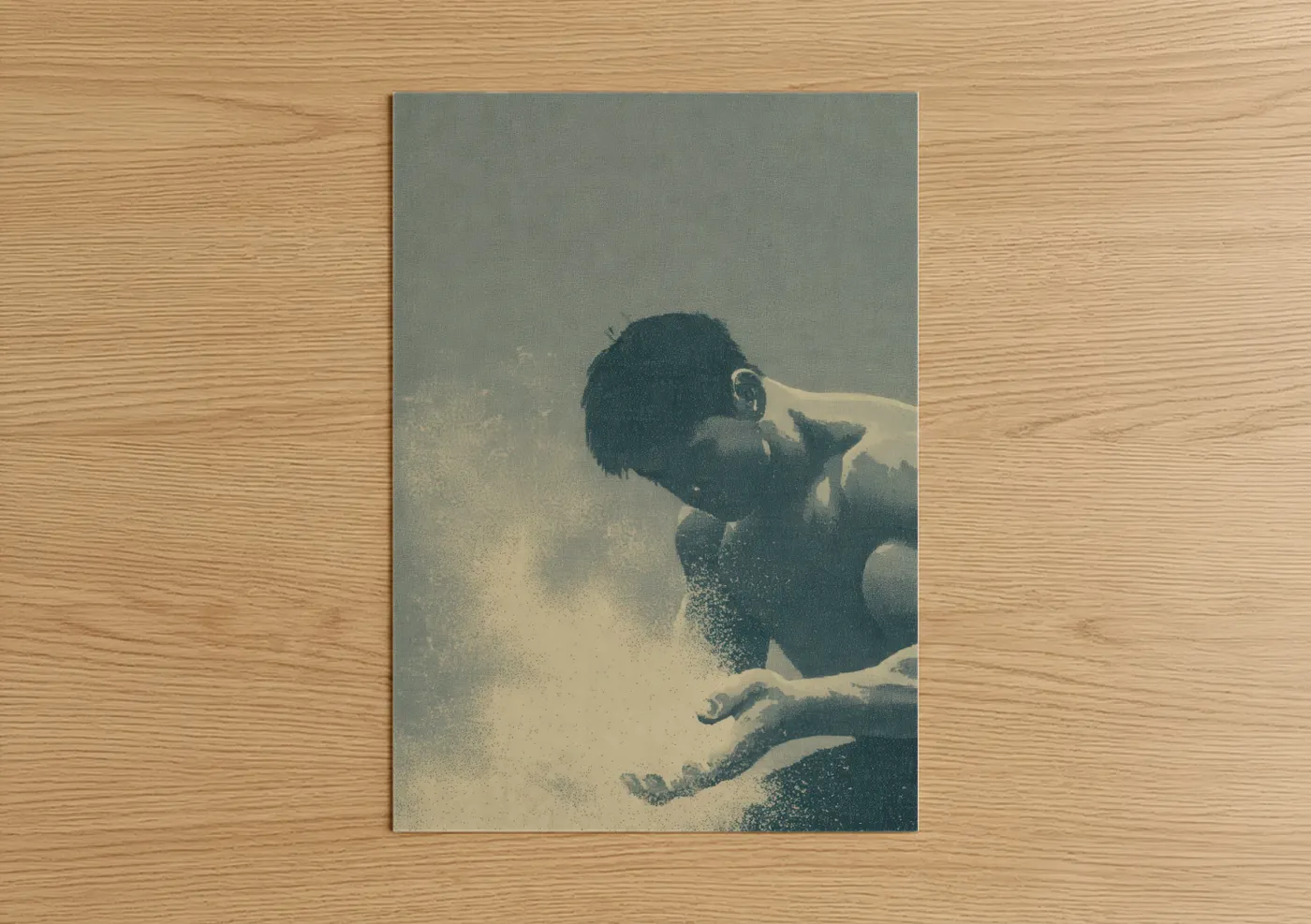 Bodybuilding Athlete Strength Portrait Wall Art