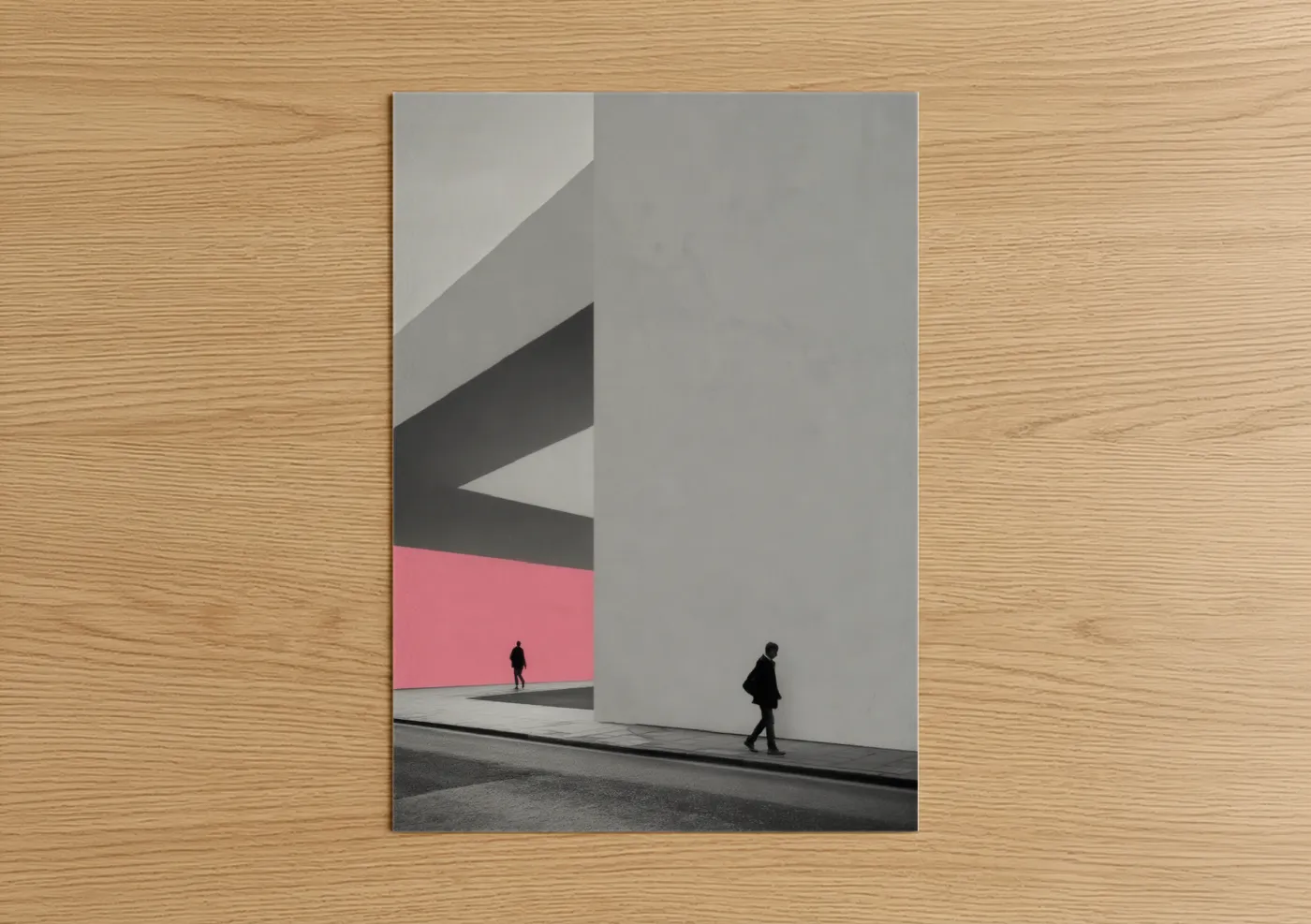 Abstract Architecture Geometric Urban Wall Art