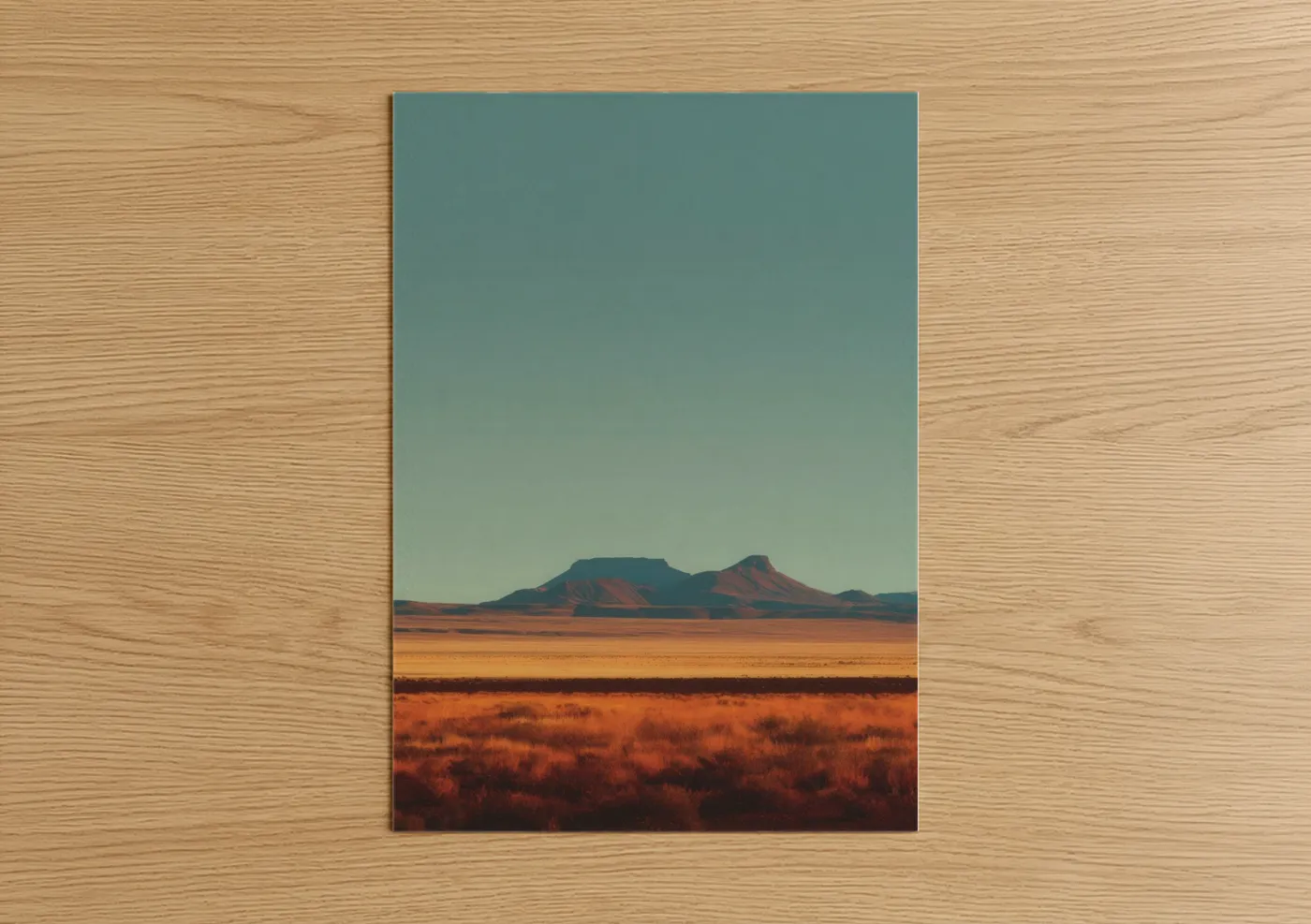 Golden Desert Dunes Landscape Photography Wall Art