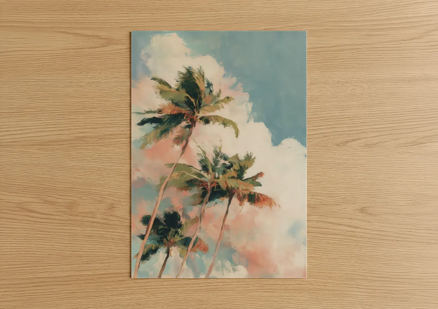 Tropical Palms Dream Impressionist Wall Art