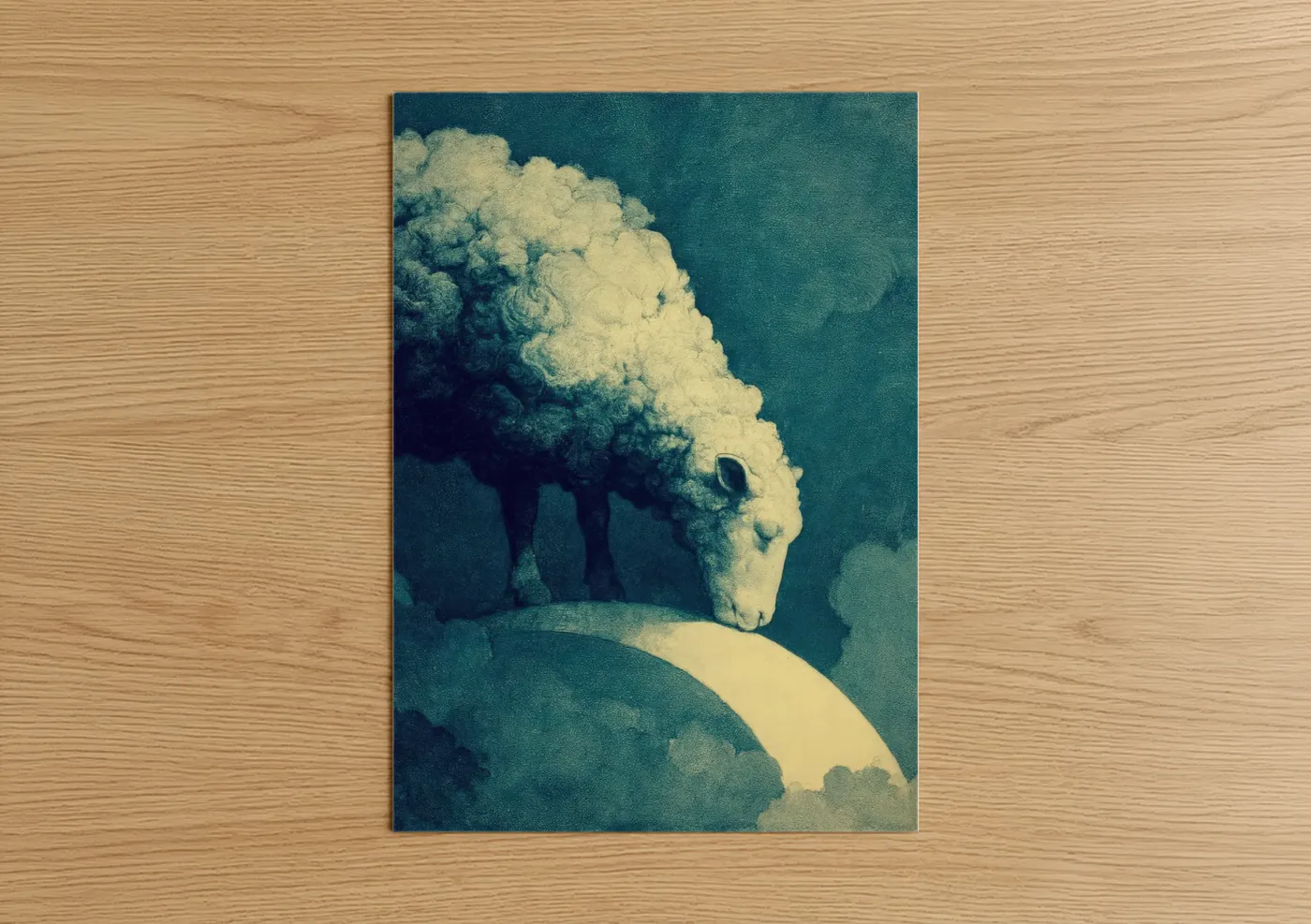 Cloud Sheep Surreal Animal Wall Art