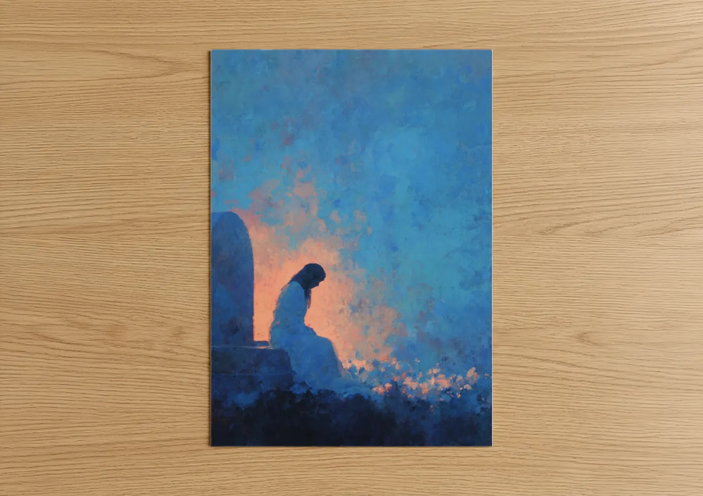 Mary Magdalena Spiritual Prayer Wall Art