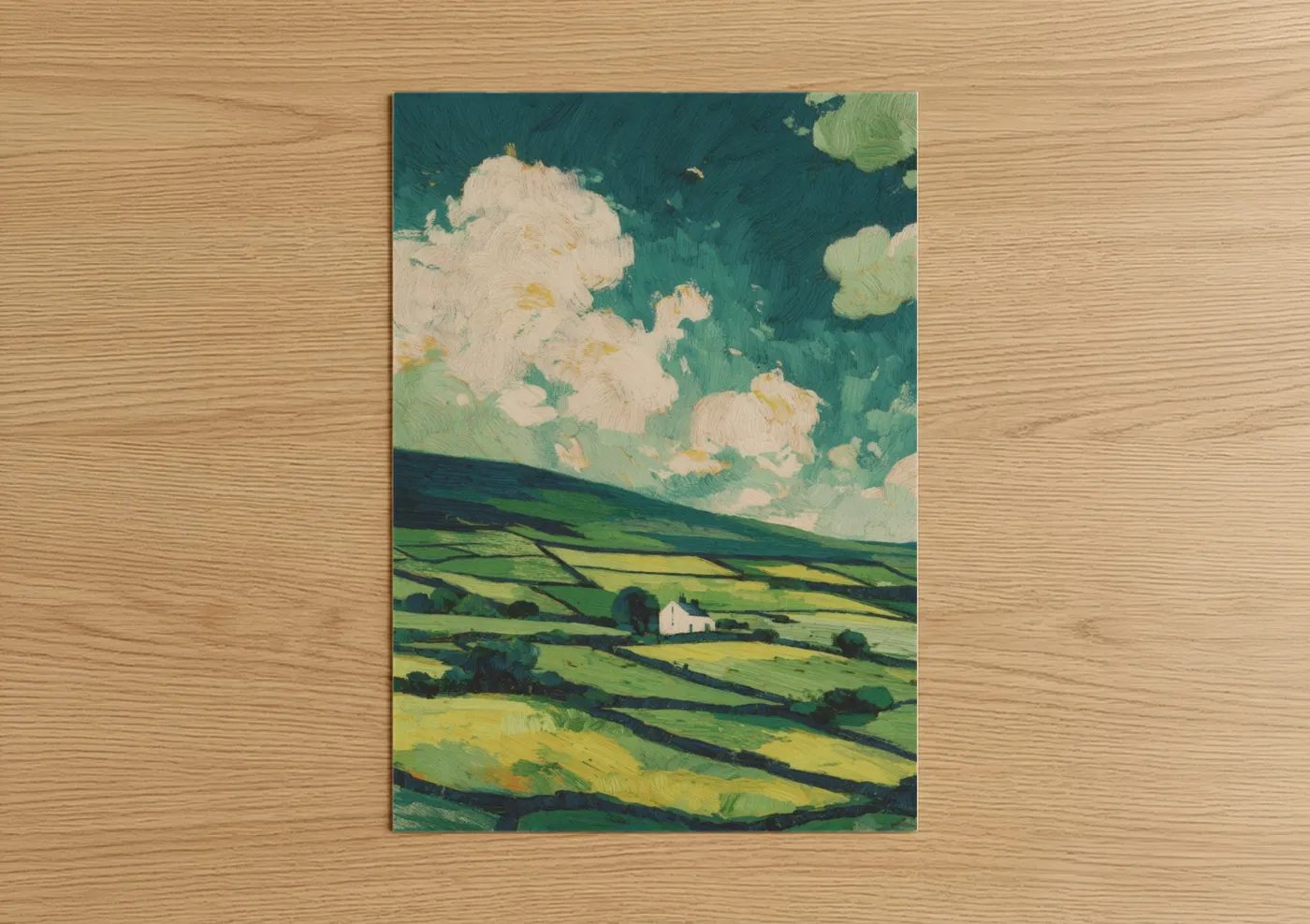 Emerald Valley St Patrick's Day Landscape Wall Art