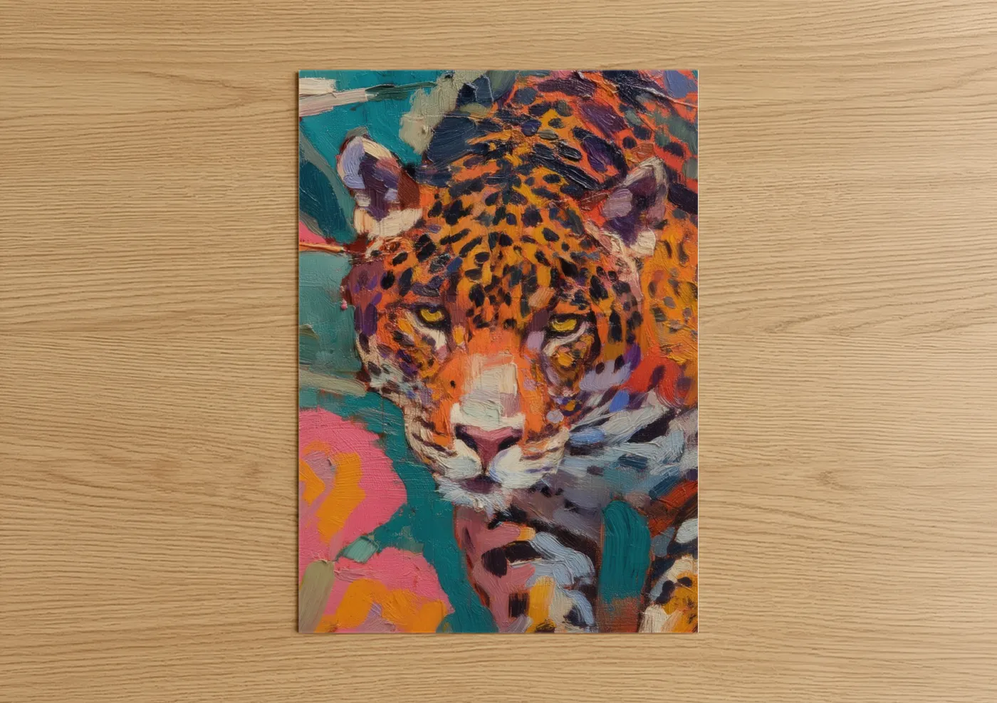 Vibrant Jaguar Pop Art Wild Cat Wall Art