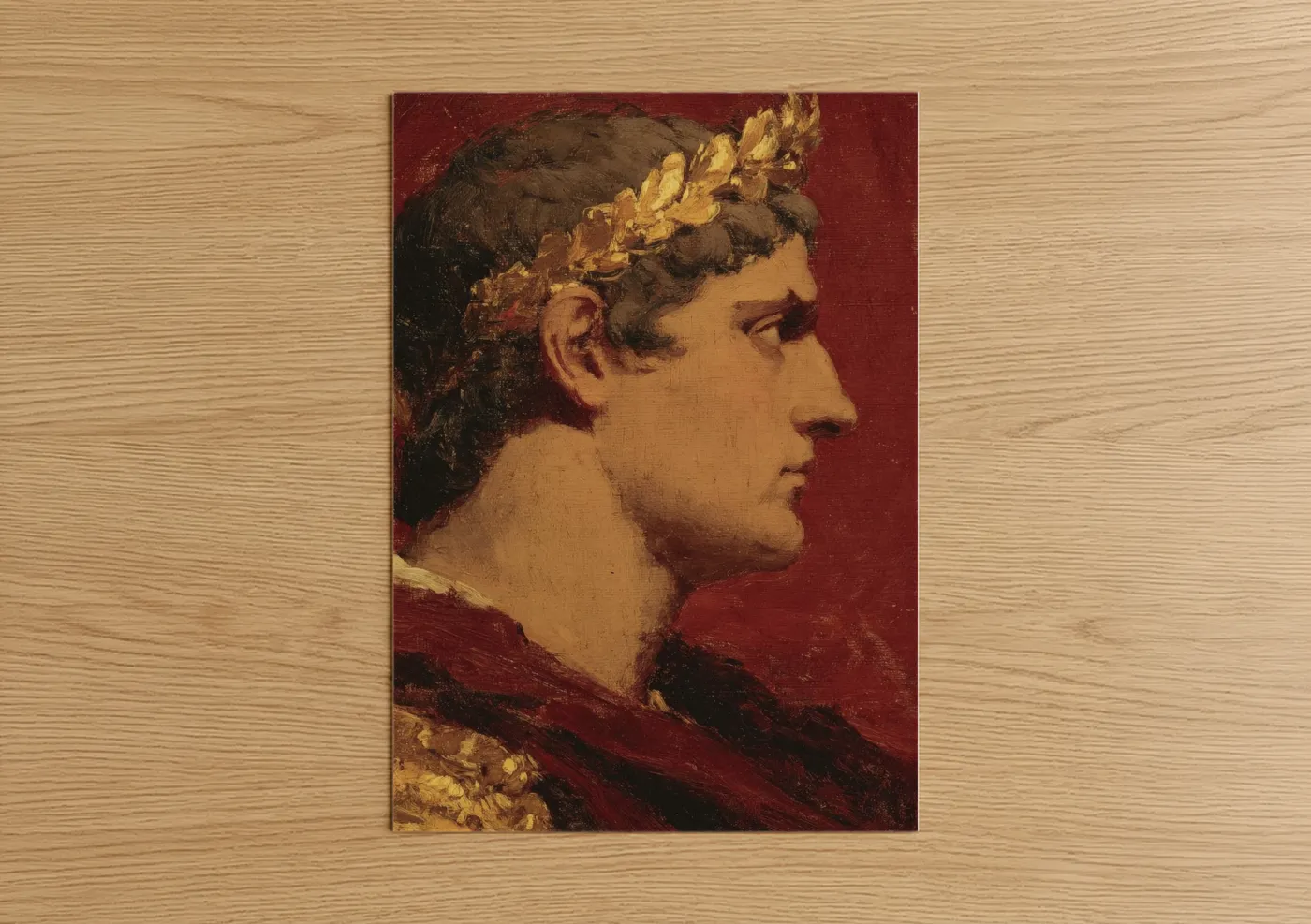 Golden Crowned Constantine the Great Wall Art