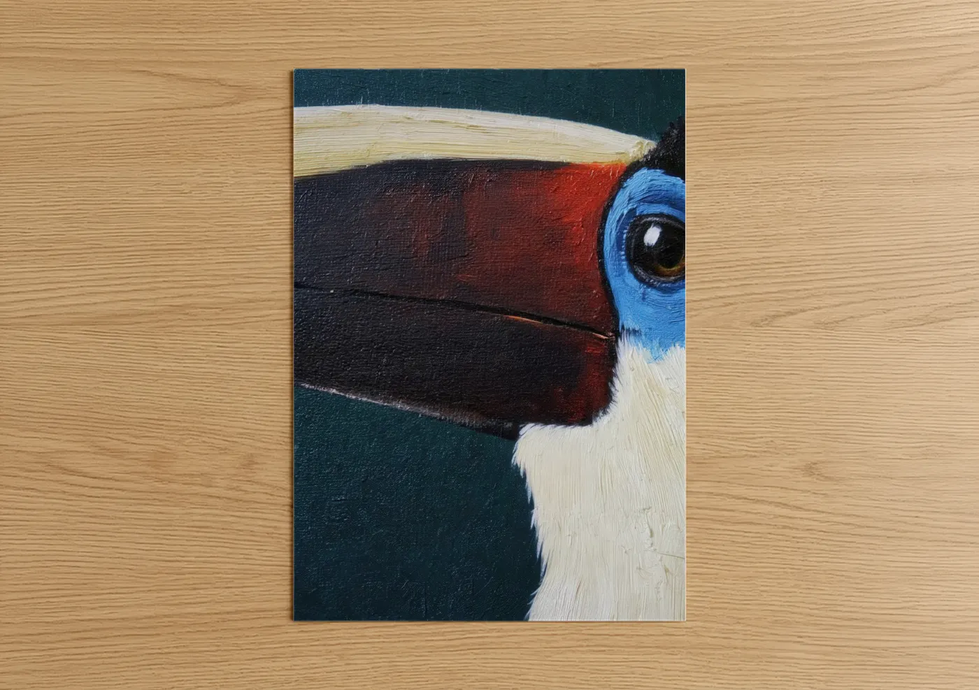Blue-Beaked Toucan Wildlife Portrait Wall Art
