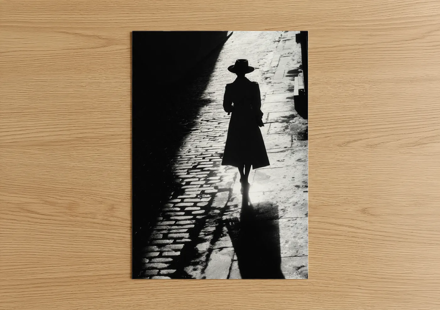 Elegant Vintage Fashion Noir Silhouette Wall Art