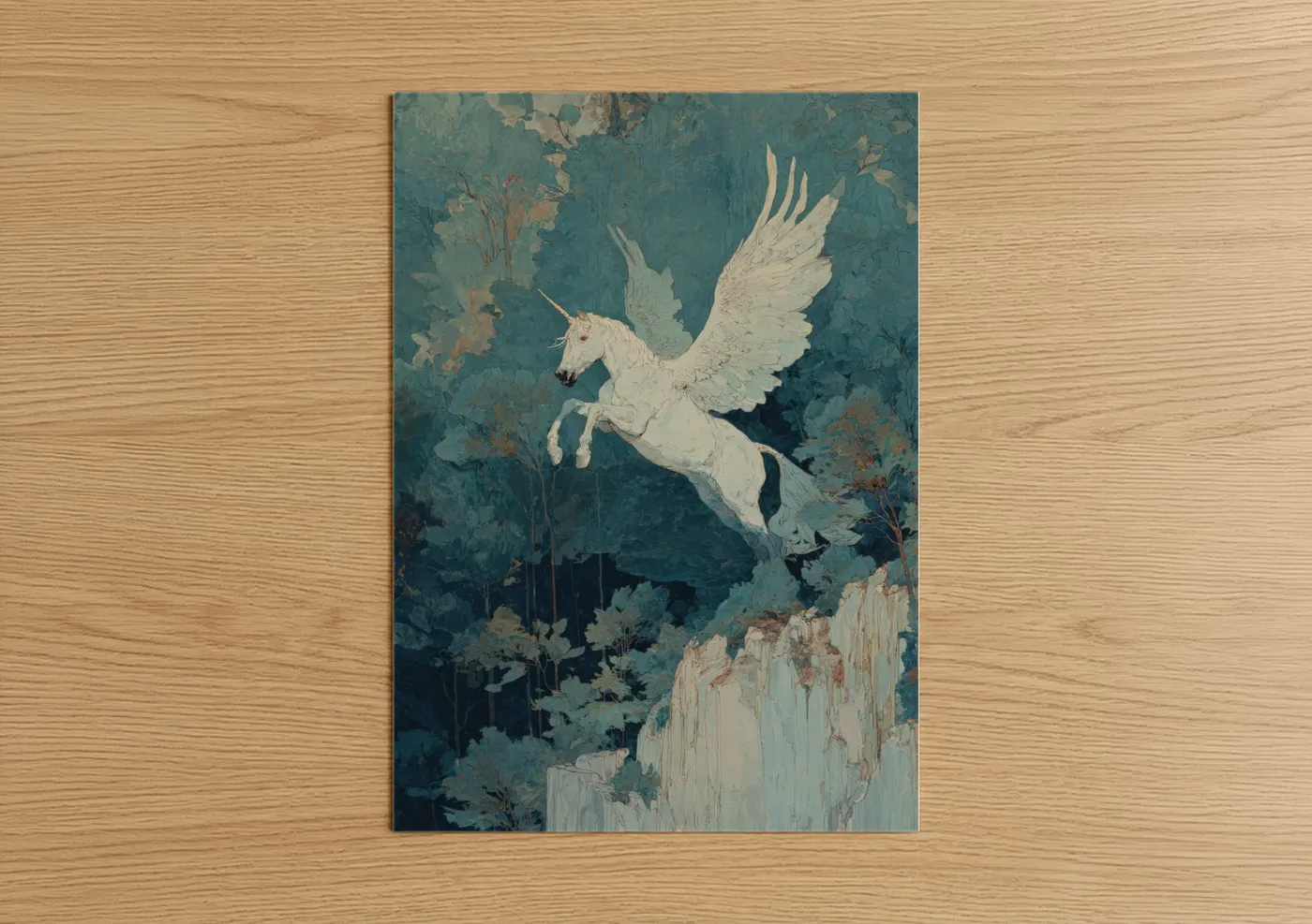 Pegasus Ascending Mythical Horse Wall Art