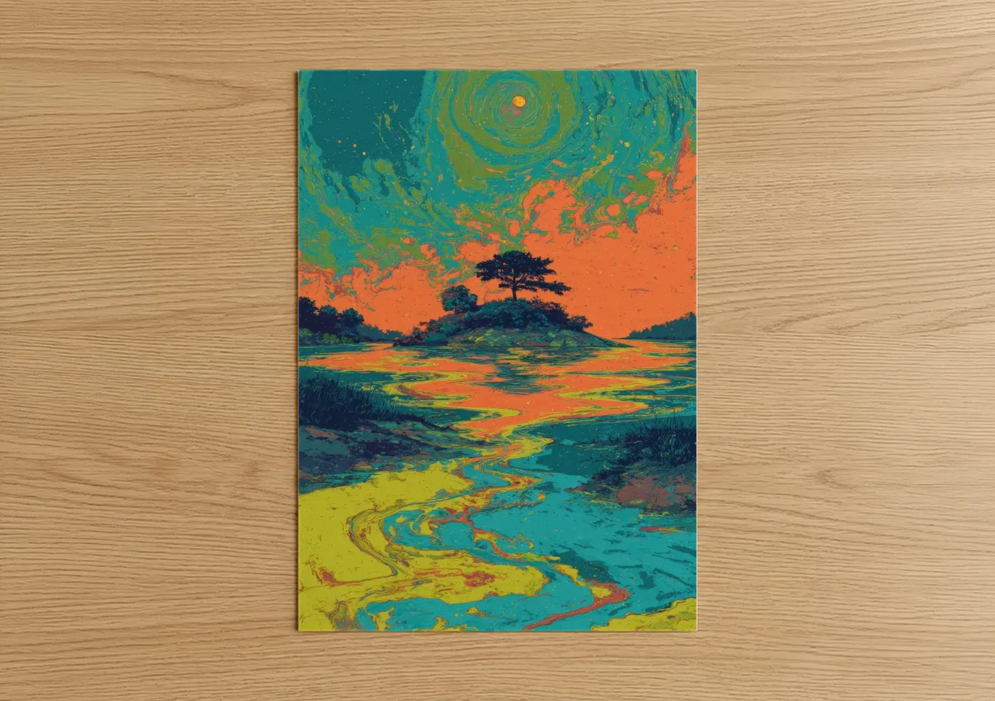 Surreal Island Dreamscape Wall Art