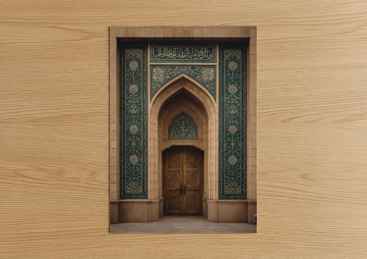 Islamic Architecture Door Tilework Wall Art