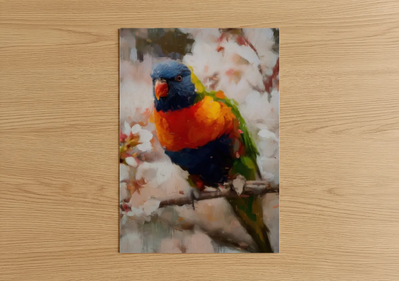 Colorful Rainbow Lorikeet Bird Wall Art