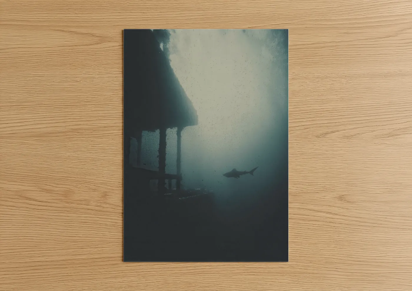 Blue Shark Underwater Photography Wall Art