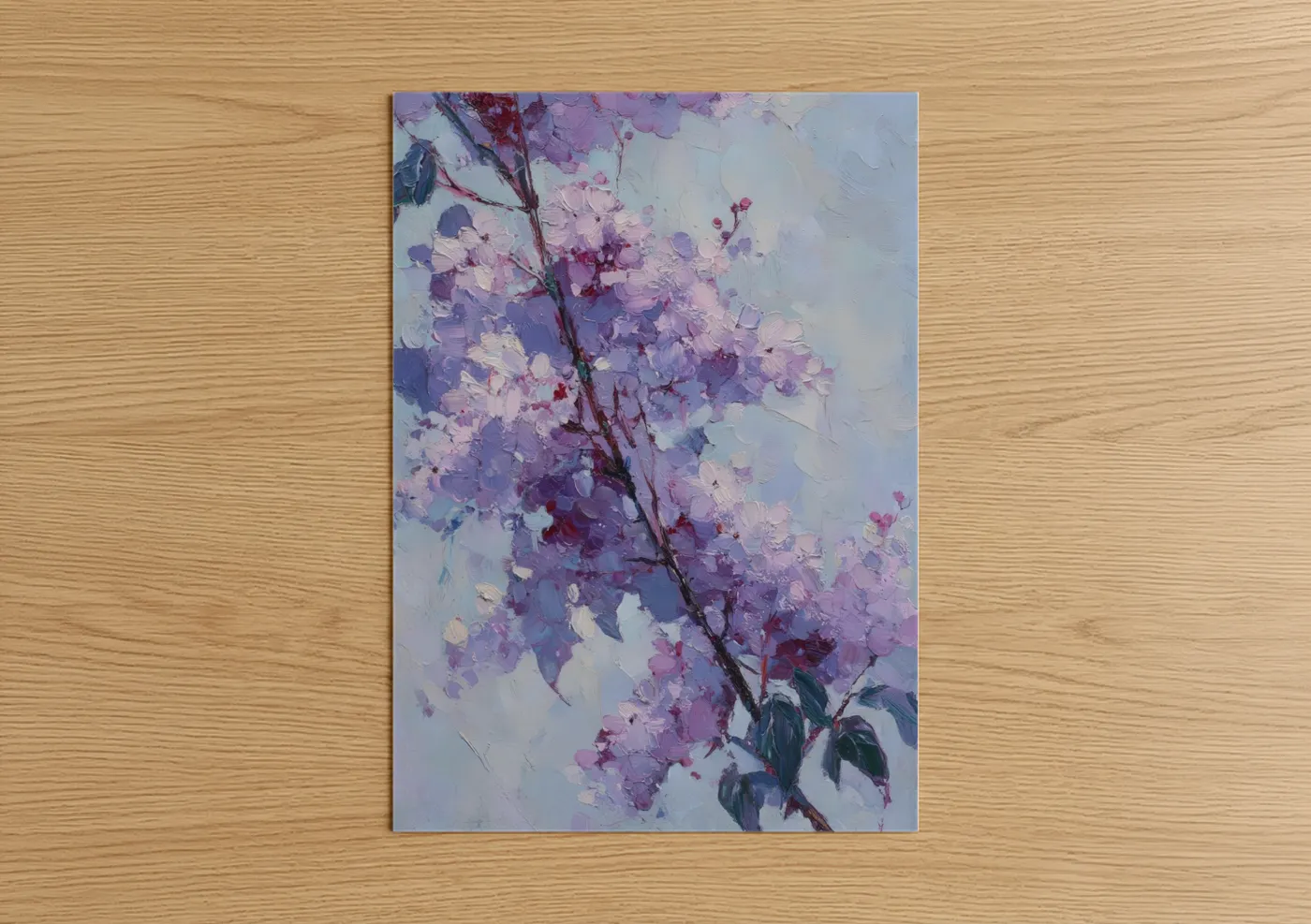 Ethereal Lilac Blossom Impressionist Wall Art
