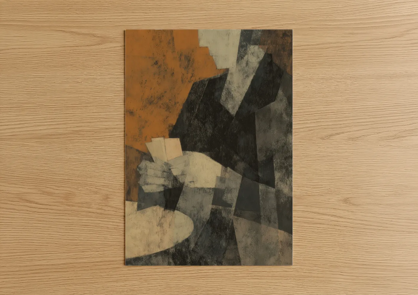 Abstract Card Game Modern Wall Art