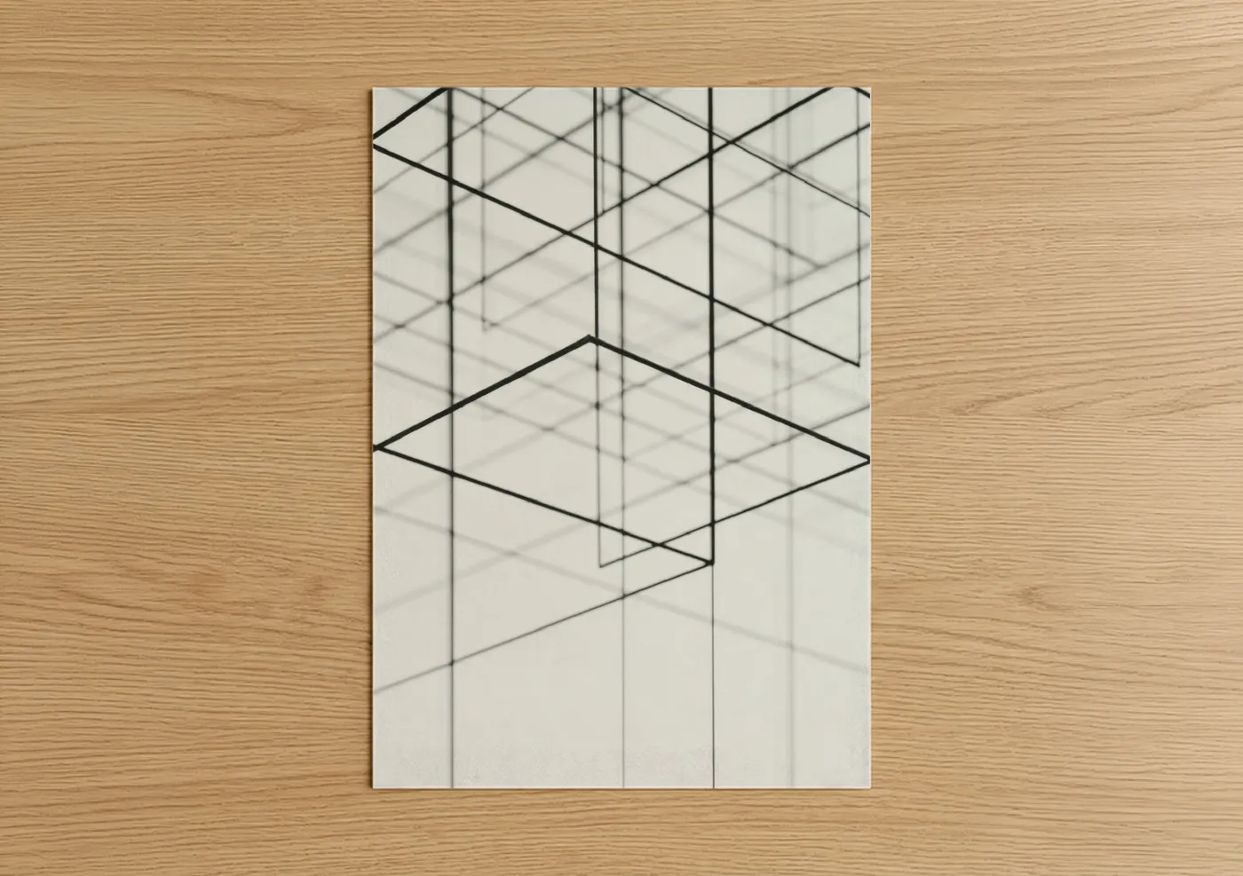 Abstract Geometric Minimalist Line Wall Art