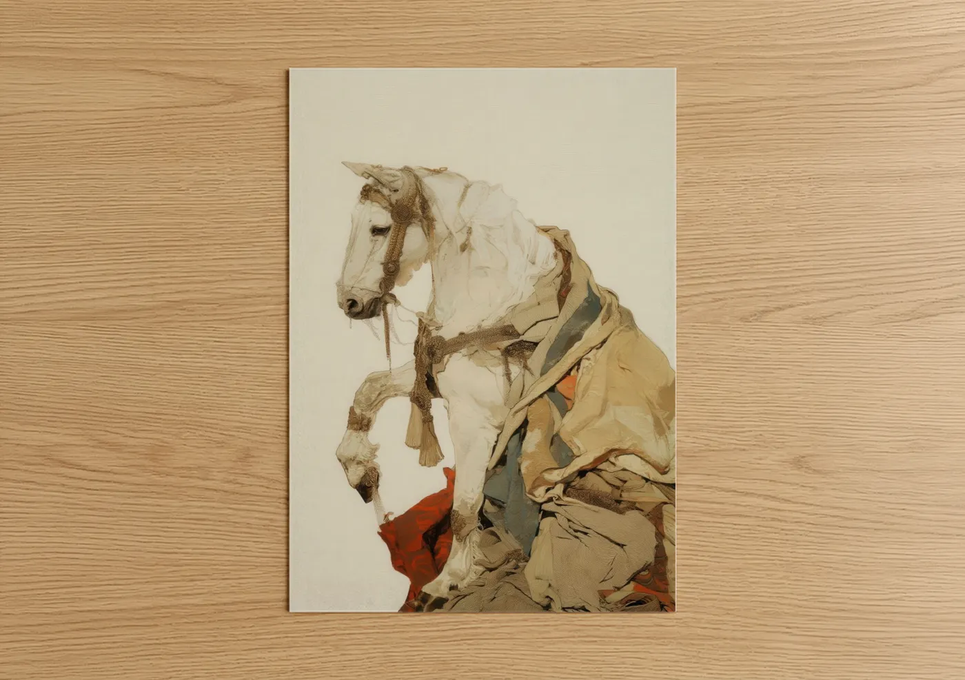 Regal Miniature Horse Portrait Wall Art