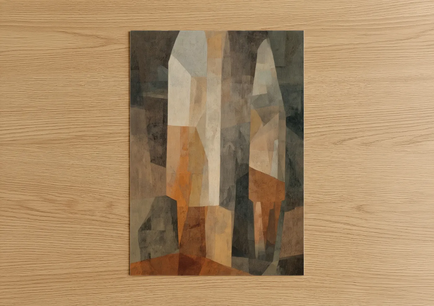Abstract Cubist Arc de Triomphe Wall Art