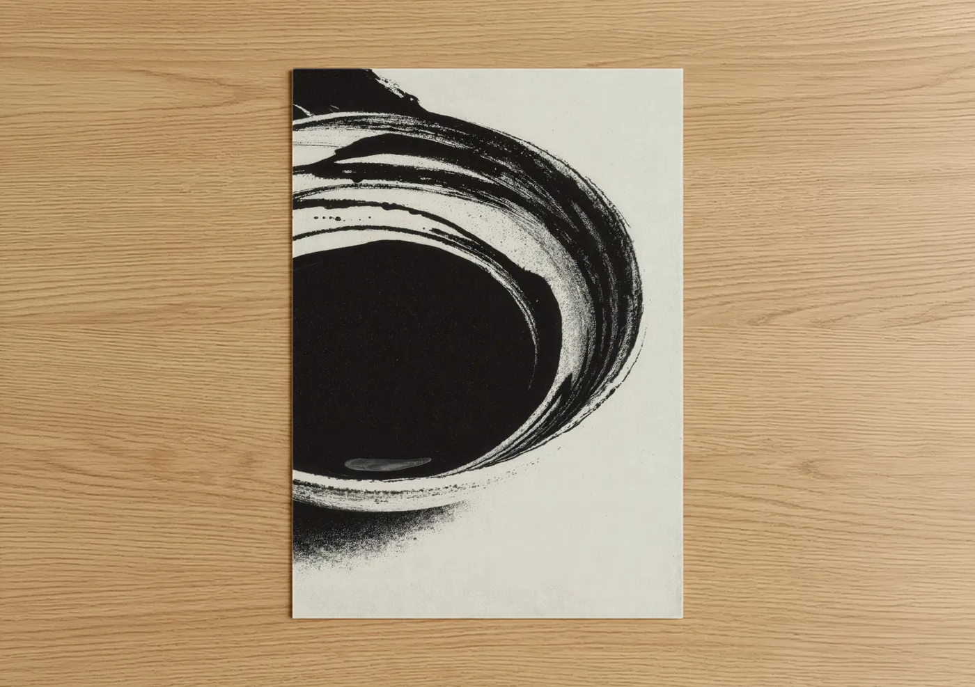 Abstract Black and White Condiment Wall Art