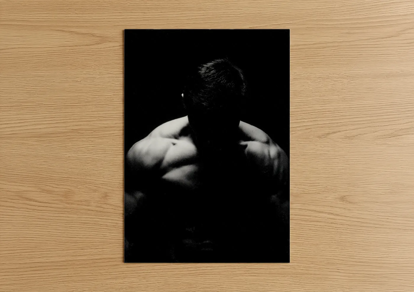 Muscular Strength Black and White Photography Wall Art