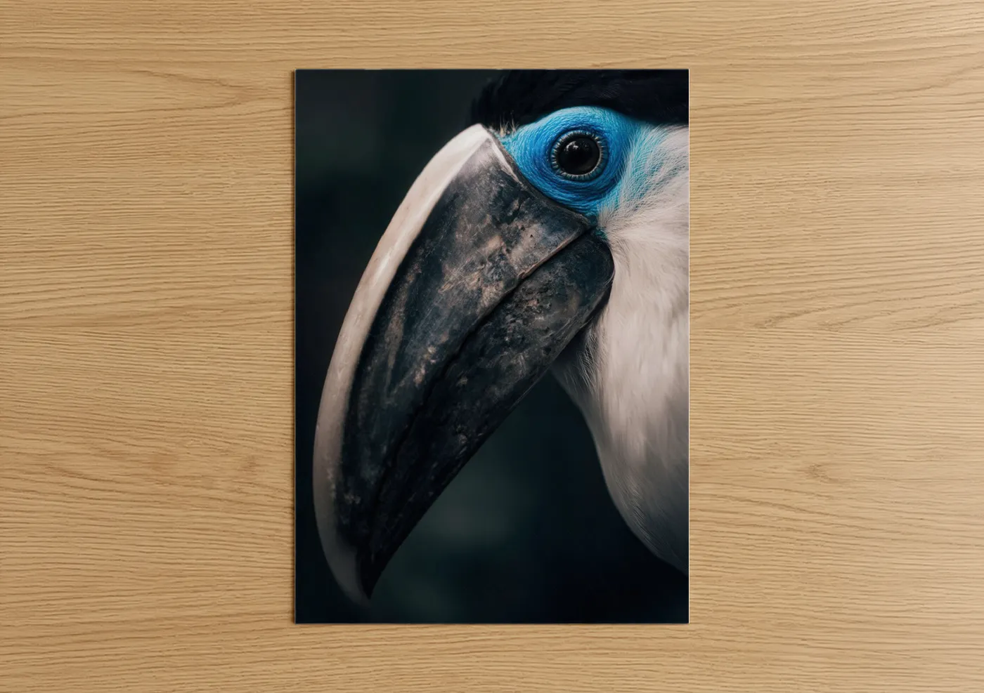 Blue-Eyed Toucan Close-Up Portrait Wall Art