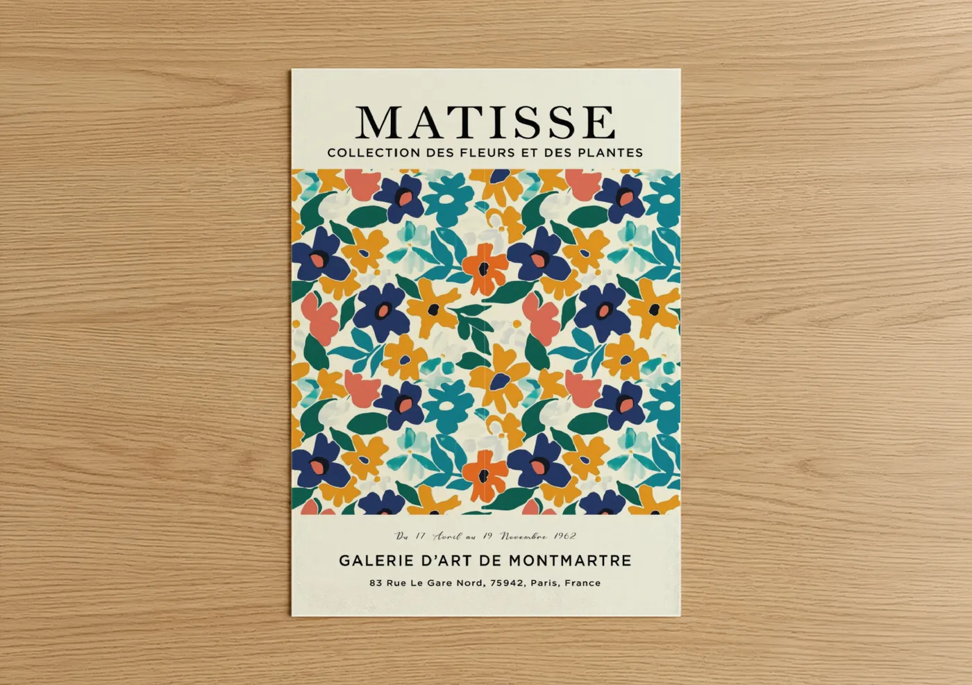 Matisse Floral Collection Abstract Flowers Wall Art
