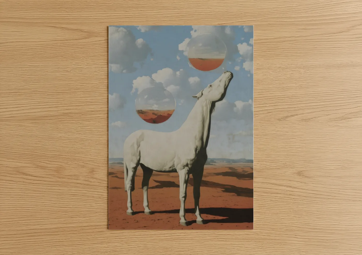 Arabian Horse Surreal Desert Wall Art
