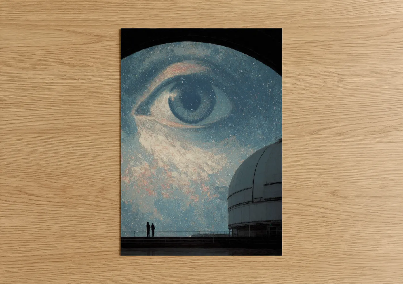 Cosmic Eye Dome Architecture Wall Art