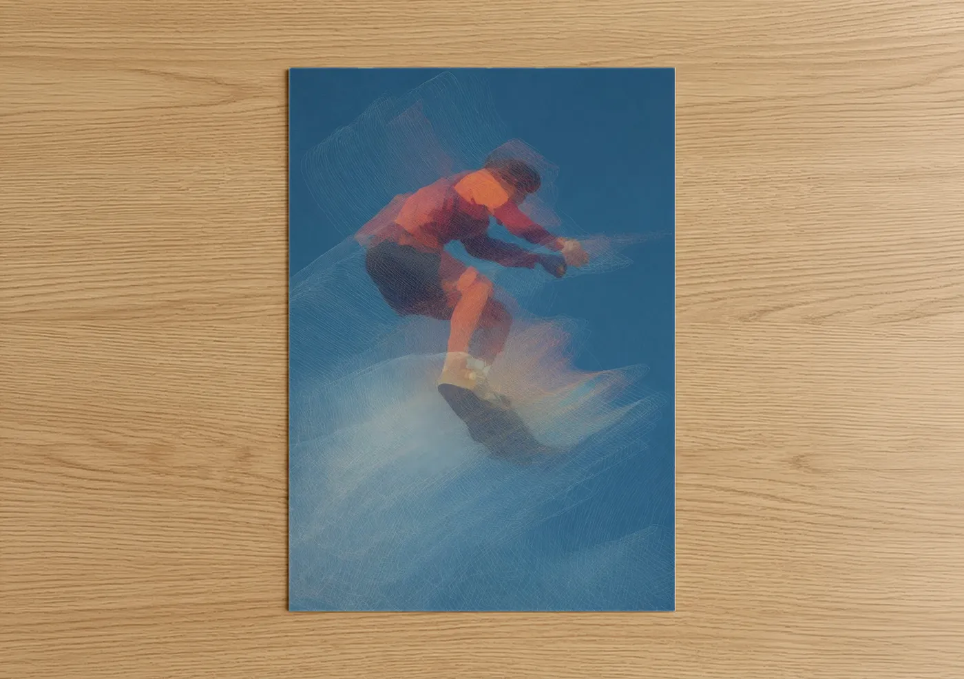 Airborne Wakeboarder Water Sports Wall Art