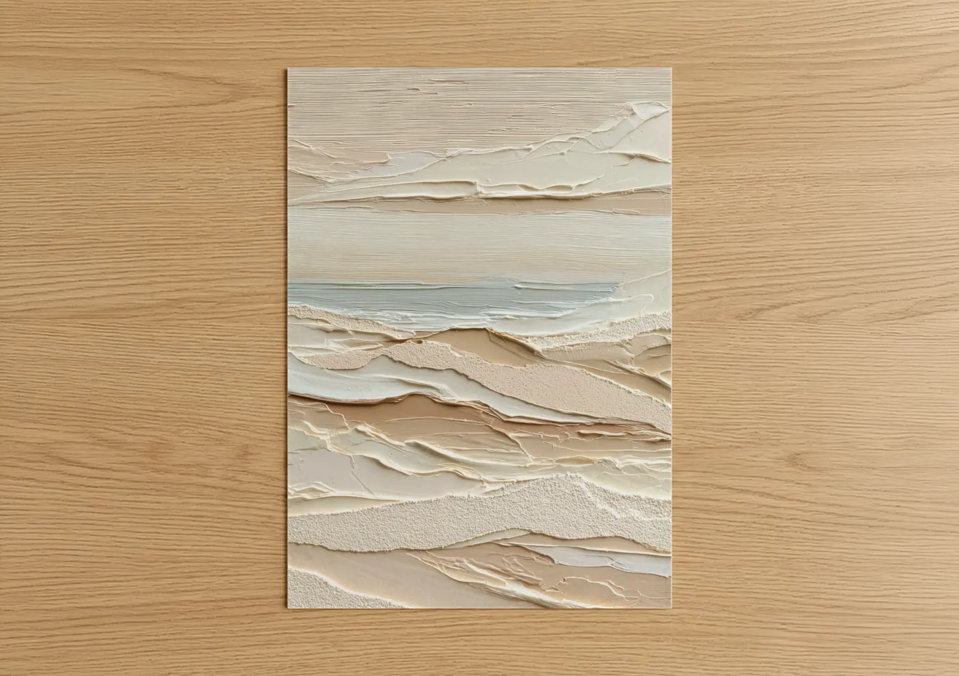 Abstract Coastal Minimalist Texture Wall Art