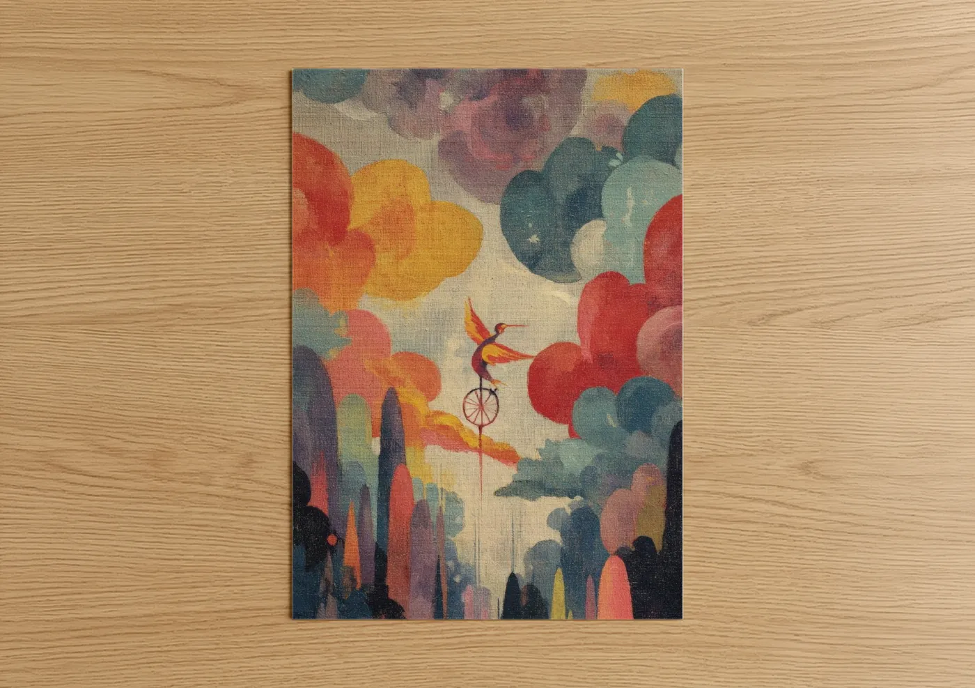 Acrobat Phoenix Dreamscape Art Wall Art