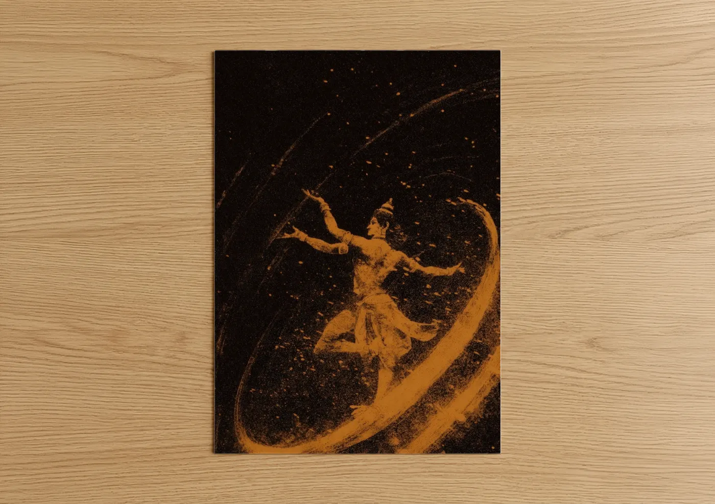 Cosmic Dancer Hindu Spiritual Wall Art