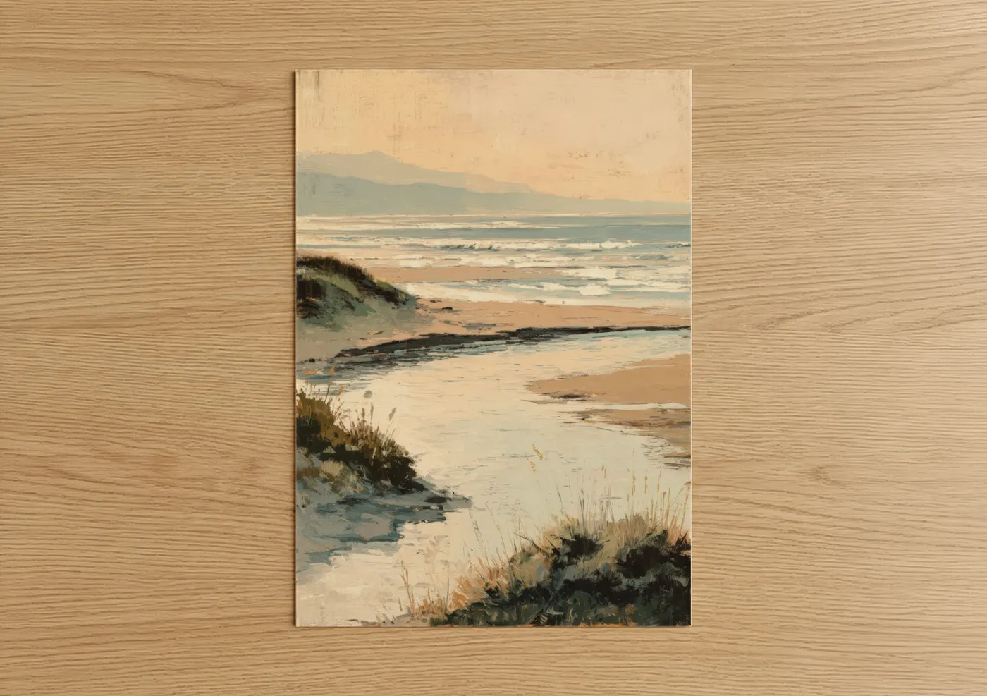 Coastal River Estuary Landscape Wall Art