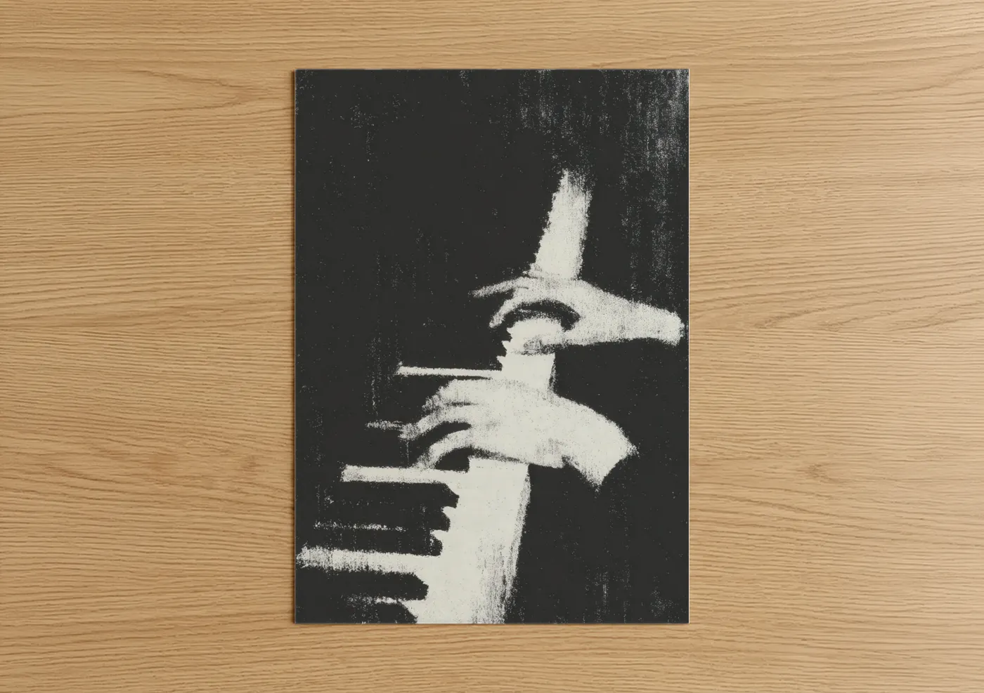 Jazz Hands Vintage Music Wall Art